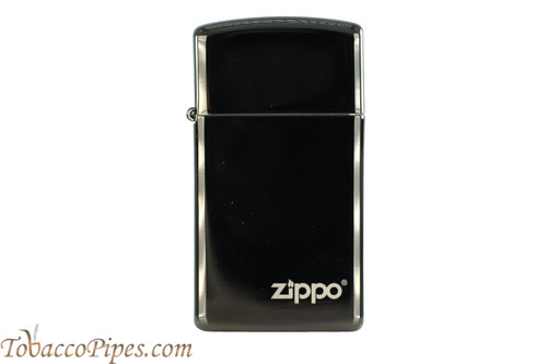 Zippo Slim High Polish Sapphire Lighter - TobaccoPipes.com