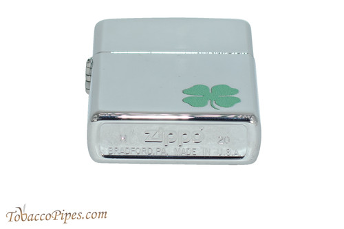 Zippo Luck Etched Clover Lighter - TobaccoPipes.com