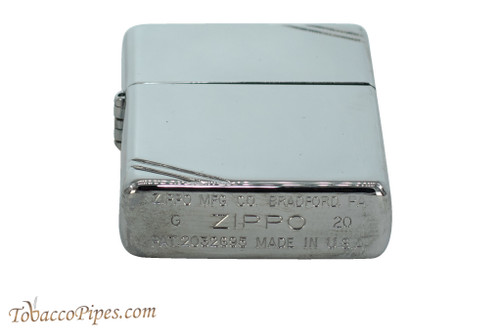 Zippo Vintage Polished Slash Lighter - TobaccoPipes.com