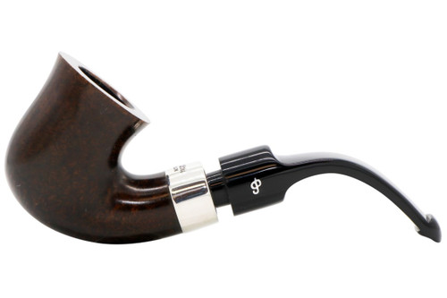 Peterson Deluxe System 5s Dark Smooth Tobacco Pipe PLIP Left