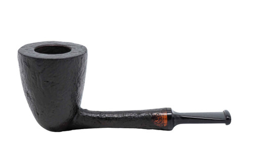 Bluebird Black Sandblasted Dublin Tobacco Pipe