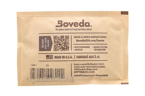 Boveda 69% RH 2-way Humidity Control, Large 60 gram, 12-pack, individually  wrapped (60g) - Smoke World UAE