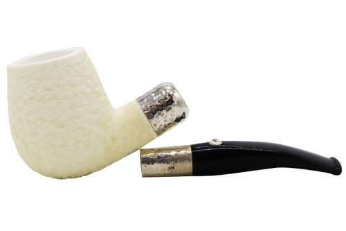 Barling 1812 Ivory Meerschaum Rustic Tobacco Pipe 101-4657 