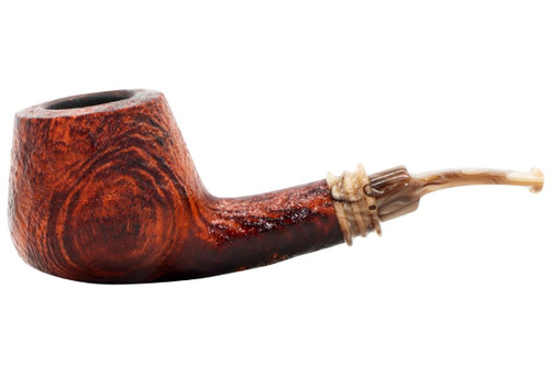 Neerup Classic Series Gr 2 Sandblast Brandy Tobacco Pipe 101-4837 Left