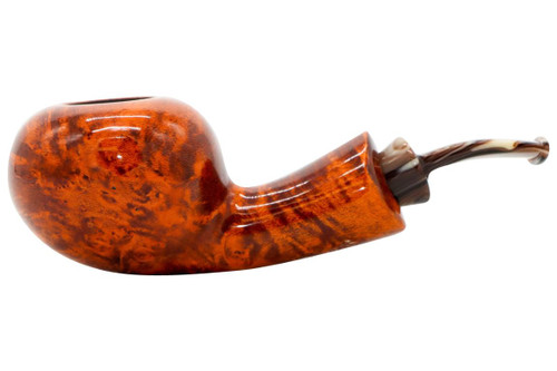 Neerup Basic Series Gr 3 Smooth Tomato Tobacco Pipe 101-5079 Left