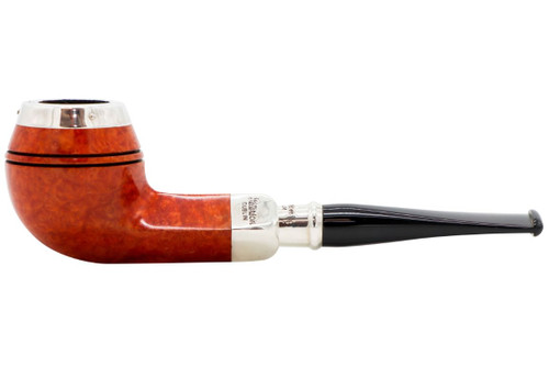 Peterson Natural Spigot with Silver Cap 150 Fishtail Tobacco Pipe Apart