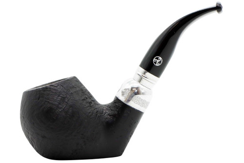 Rattray's Pipe of the Year 2022 Black Sandblast Tobacco Pipe Left