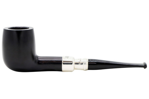 Peterson Ebony Spigot X105 Fishtail Tobacco Pipe Left