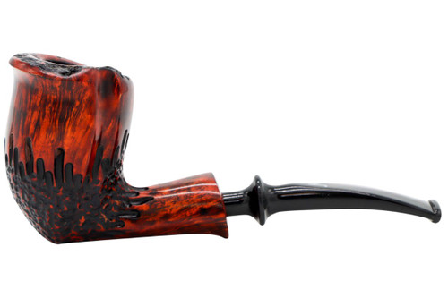 Nording Rustic #4 Freehand Tobacco Pipe 101-6778 Left