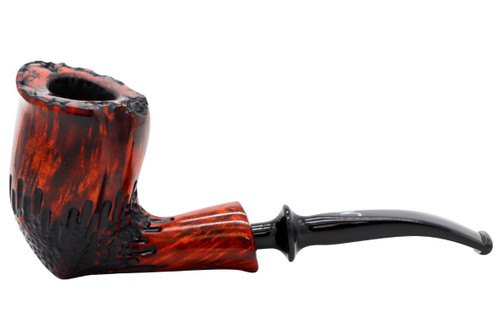 Nording Rustic #4 Freehand Tobacco Pipe 101-6796 Left