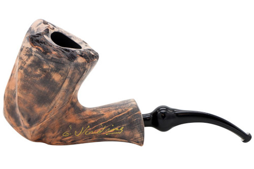 Nording Signature Black Grain Tobacco Pipe 101-7063 Left