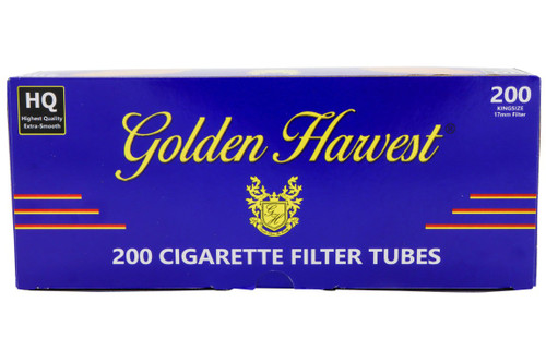 Golden Harvest Blue King Size Tubes Box