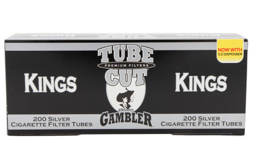 Tube Cut by Gambler Silver Kings Tubes Box