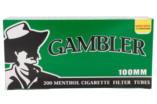 Gambler Menthol 100's Tubes Box