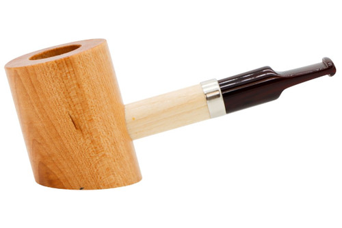 Missouri Meerschaum Maple Hardwood Poker Tobacco Pipe Left