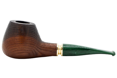 Davorin Denovic Pot XL Sandblast Tobacco Pipe 101-7588 Left