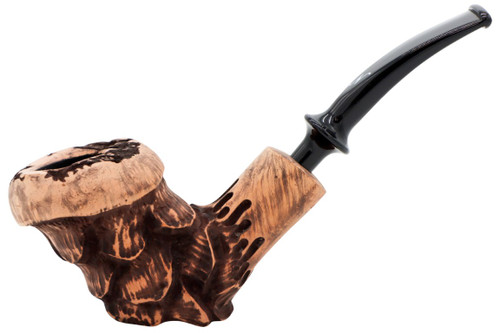 Nording Spruce Cone Matte Brown Tobacco Pipe 101-7958 Left