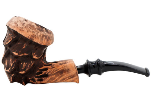 Nording Spruce Cone Matte Brown Tobacco Pipe 101-7962 Left