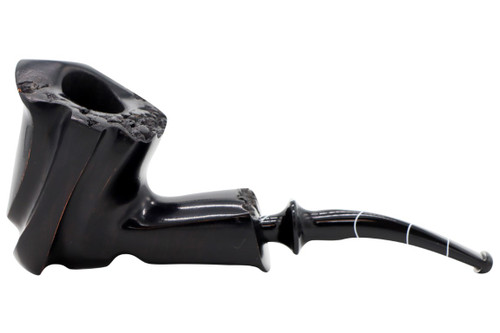 Nording Black Smooth Tobacco Pipe 101-8030 Left