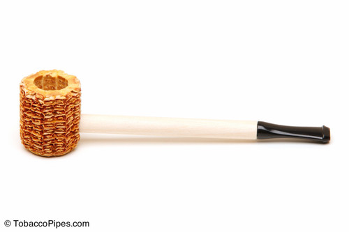 Missouri Meerschaum Shortstop Corncob Tobacco Pipe Straight Left Side