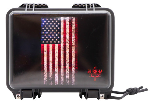 Gurkha 15-Stick Traveling Humidor - American Flag