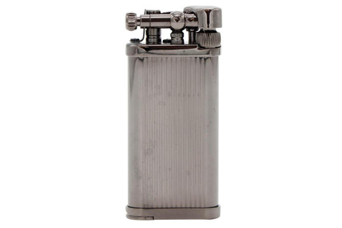 IM Corona Old Boy Pinstripe Gunmetal Pipe Lighter Right