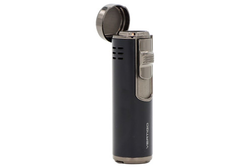 Vertigo Eloquence Quad Torch Cigar Lighter - Black