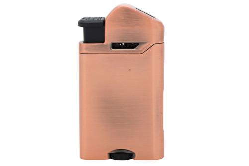 Vertigo Page Flat Flame Torch Cigar Lighter - Copper Left Side