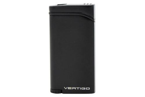 Vertigo Condor Double Torch Cigar Lighter - Black Front