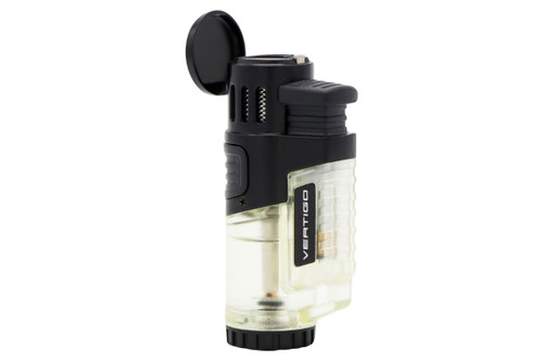 Vertigo Hawk Triple Torch Cigar Lighter - Clear