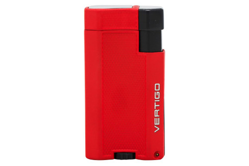 Vertigo Delegate Double Torch Cigar Lighter - Red Front