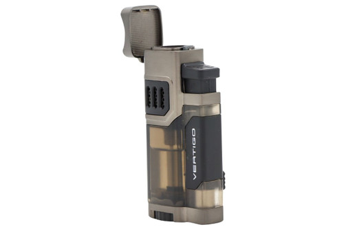 Vertigo Regal Quad Torch Cigar Lighter - Gunmetal