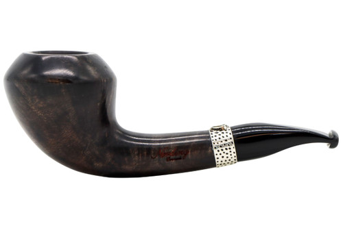 Nording Silver Classic Smooth Tobacco Pipe 101-9151 Left