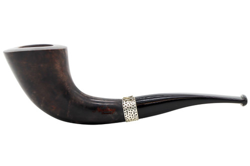 Nording Silver Classic Smooth Tobacco Pipe 101-9153 Left