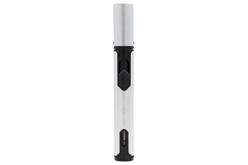 Vertigo Blade Single Torch Cigar Lighter - Silver Front