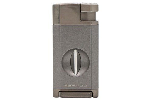 Vertigo Saber Twin Torch Cigar Lighter - Gunmetal Front