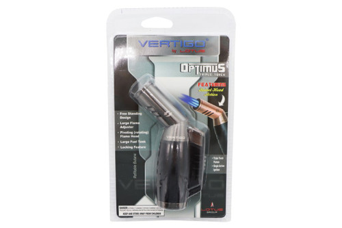 Vertigo Optimus Triple Torch Cigar Lighter - Gunmetal