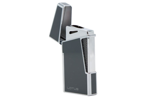 Lotus Apollo Twin Pinpoint Torch Flame Lighter - Grey
