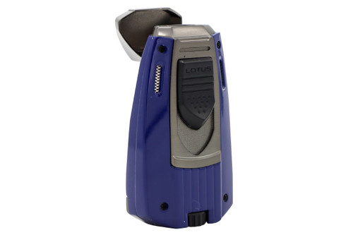 Lotus Mariner Twin Pinpoint Torch Lighter with Punch - Blue