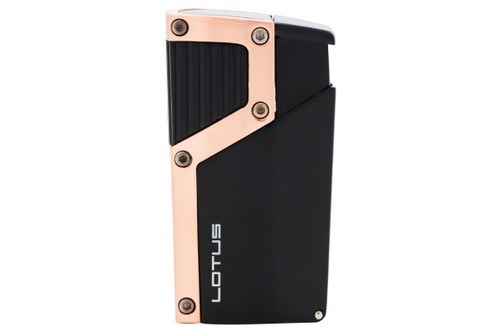 Lotus Czar Quad Pinpoint Torch Lighters with Punch - Copper Front