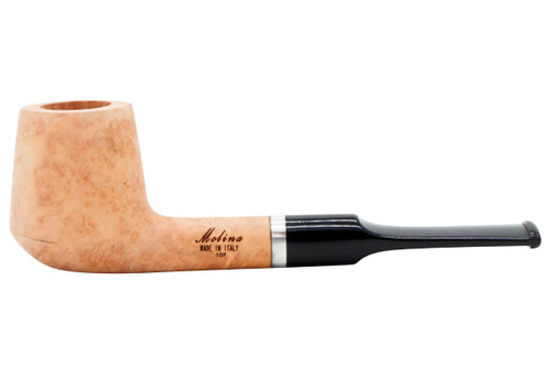 Molina Barasso 107 Smooth Natural Tobacco Pipe - Brandy Left