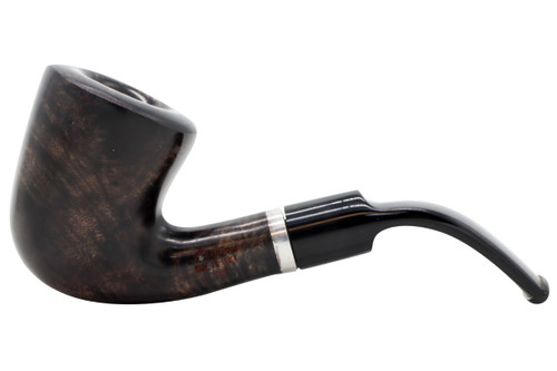 Molina Barasso 103 Smooth Grey Tobacco Pipe - Bent Dublin Left