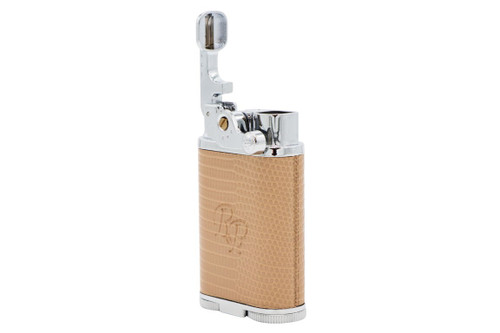 Rocky Patel Davenport Lighter - Tan Lizard Leather