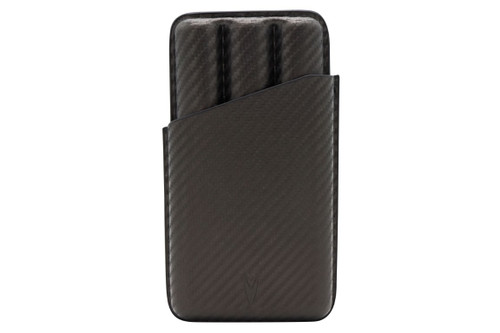 Lotus Carbon Fiber 3 Stick Cigar Case