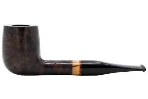  Molina Zebrano Black 105 Smooth Billiard Tobacco Pipe 