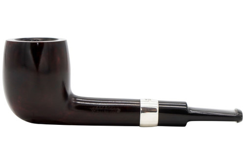 Peterson Junior Heritage Silver Mounted Lovat Fishtail Tobacco Pipe
