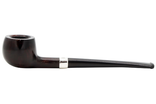 Peterson Junior Heritage Silver Mounted Prince Fishtail Tobacco Pipe