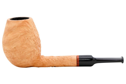 Proxima by Vitale Natural Sandblasted Egg Tobacco Pipe Left