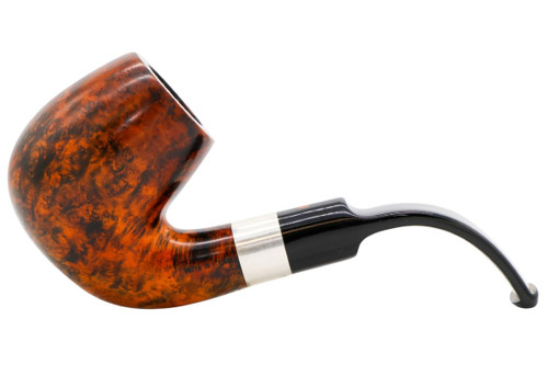 Calibano Smooth 101 Bent Billiard Estate Pipe Left 