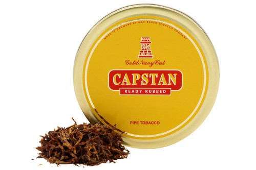Capstan Gold Navy Cut Ready Rubbed Pipe Tobacco Tin